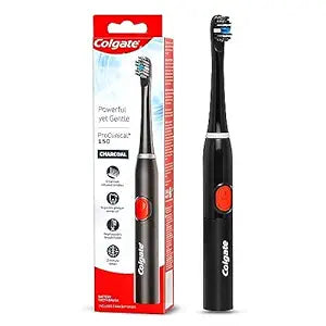 Colgate ProClinical 150 Charcoal Sonic Battery Powered Electric Toothbrush