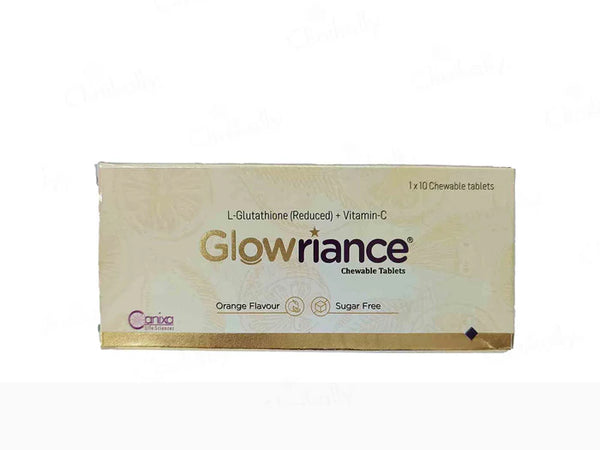 Glowriance Chewable Tablets 30 Tablets Sugar Free Orange Flavour