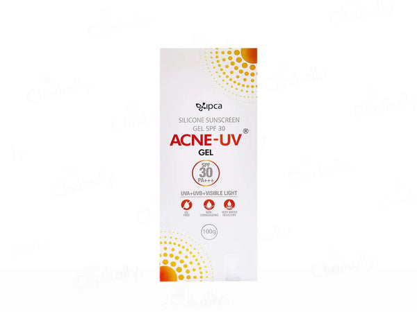 IPCA Acne-UV Gel Sunscreen SPF 30/PA+++ 100 GM